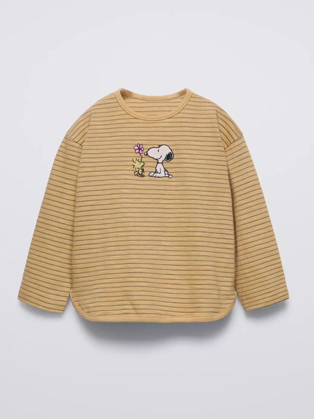 Zara Snoopy Striped Shirt